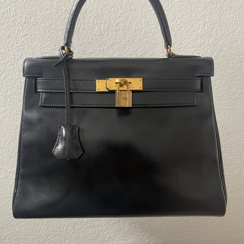 ❌SOLD❌Hermes Kelly 28 Retourne Box Calf GHW